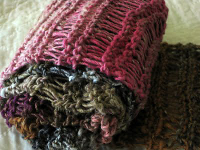 Cozy Drop Stitch Scarf