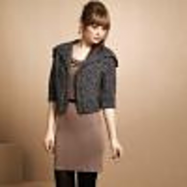 1827 - Ladies' Cropped Cardigan in Tweed Deluxe