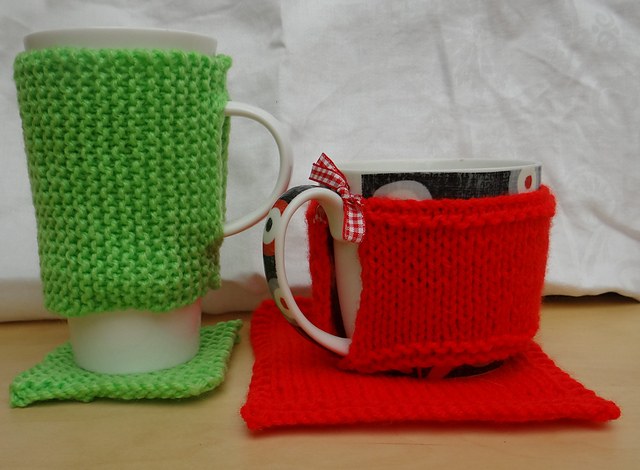 Simplest Mug Hugs and Coasters