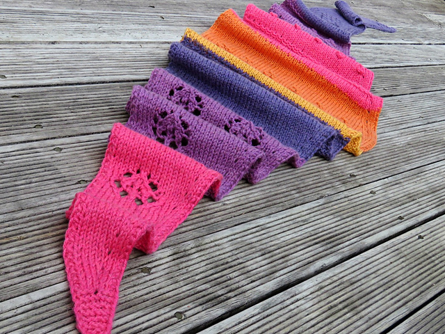 Kaimai Sunset Shawlette