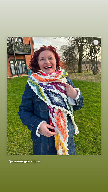 Rainbow Diamond Scarf