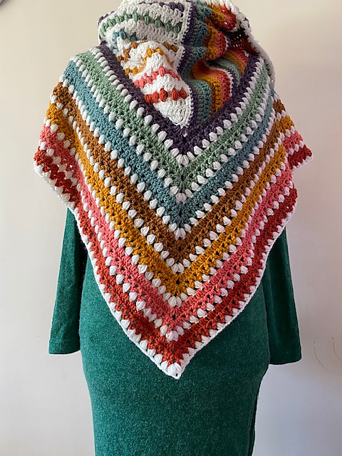 Autumn Bloom Shawl