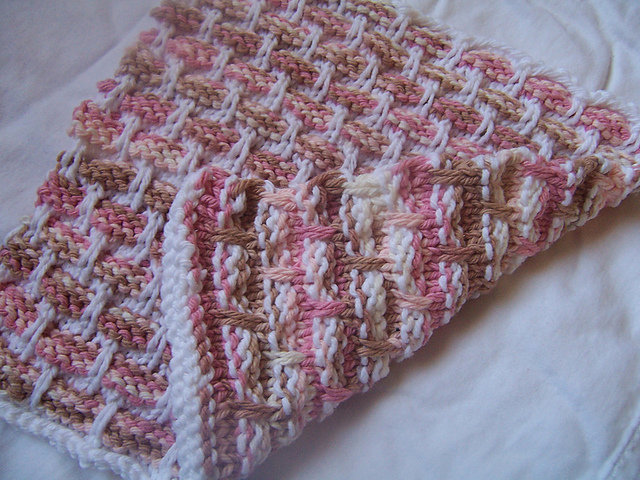 Reversible Ballband Dishcloth