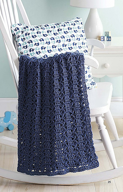 Blue Delight Baby Afghan