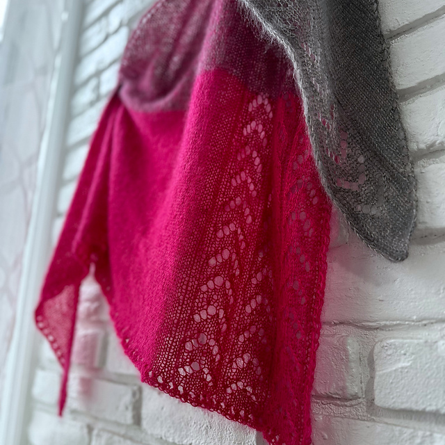 Speedwell shawl