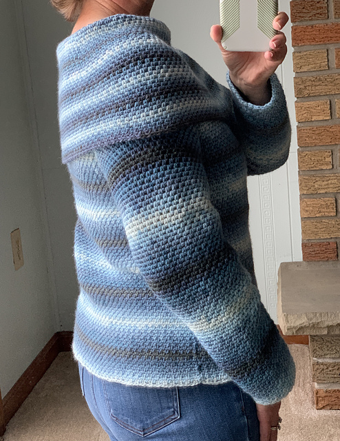 Fold over Sweater size medium