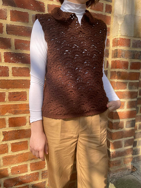 Cottagecore Collared Vest