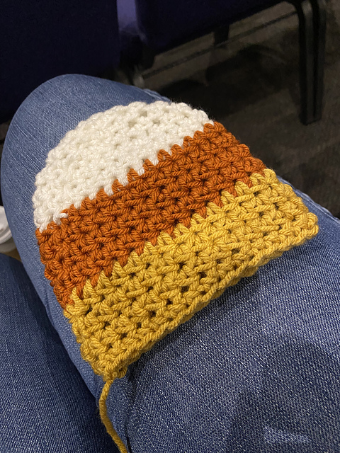 Newborn Candy Corn Hat
