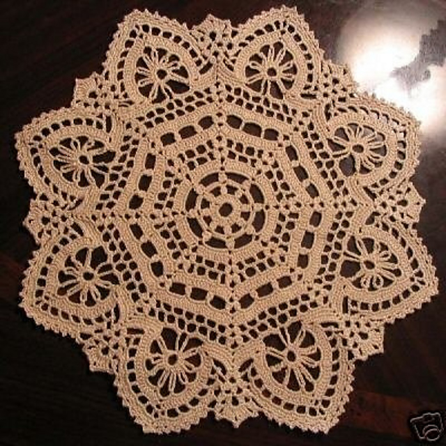 Octagon Crown Doily