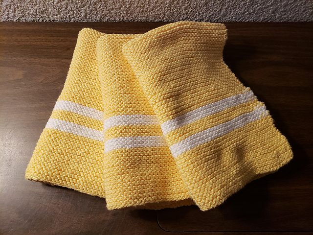 Retro Striped Dish Towel
