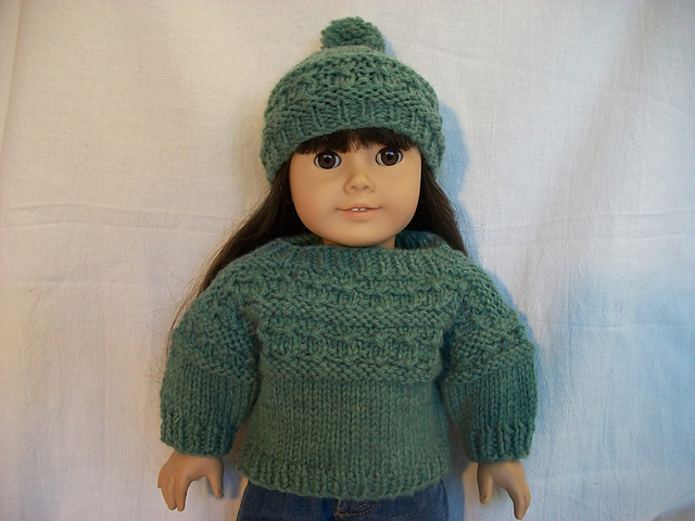 Gansey & Hat for 18" dolls