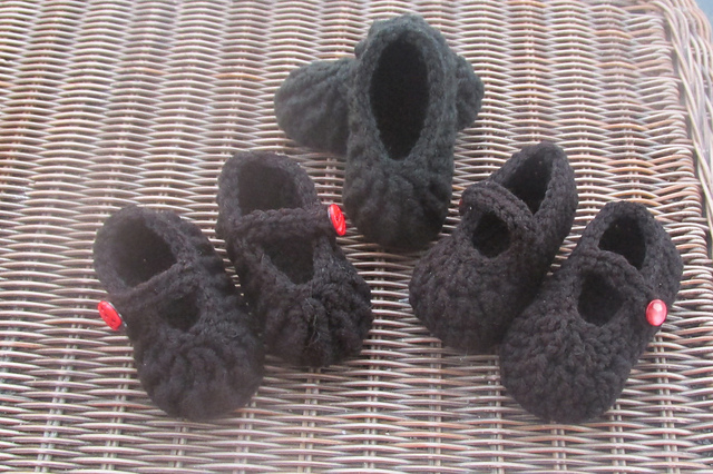 Textured Mary Jane's