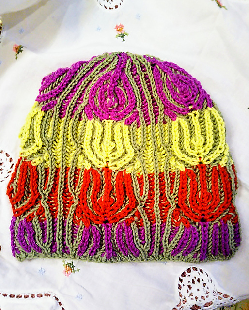 Syncopated Tulips Hat