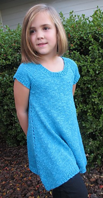 # 1502 Girl's Trapeze Tunic