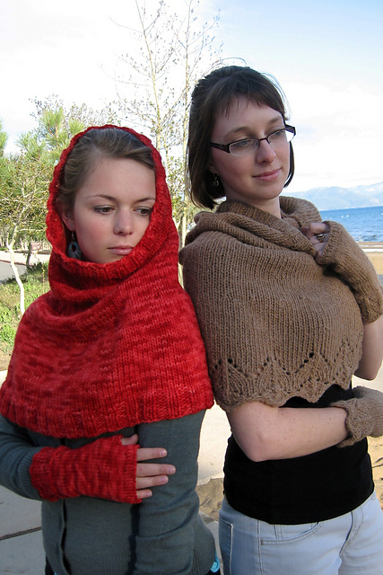 # 108 Scarf/Hood and Wrist Warmers