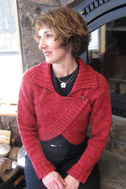 # 284 Women’s Neck Down Collared Bolero