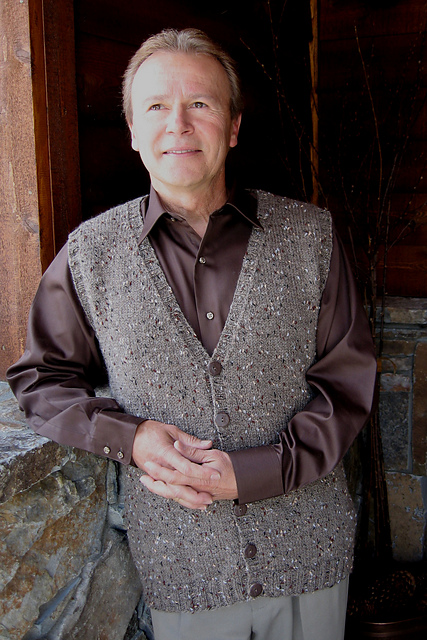 # 276 Basic Cardigan Vest for Men