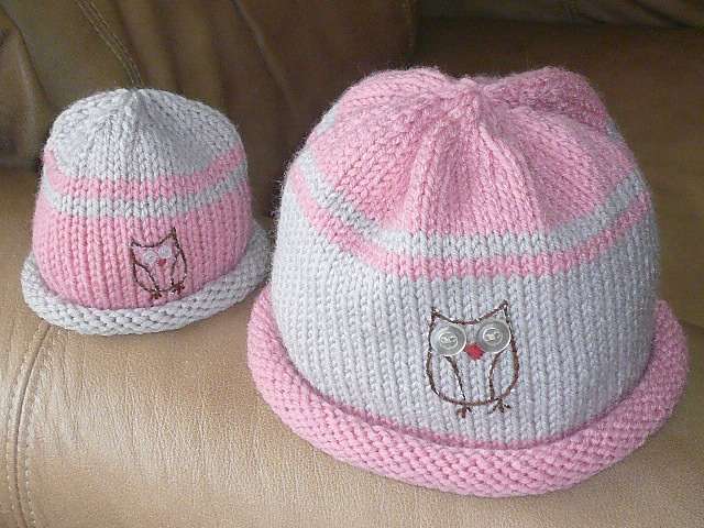 Embroidered Roll-Brim Beanie