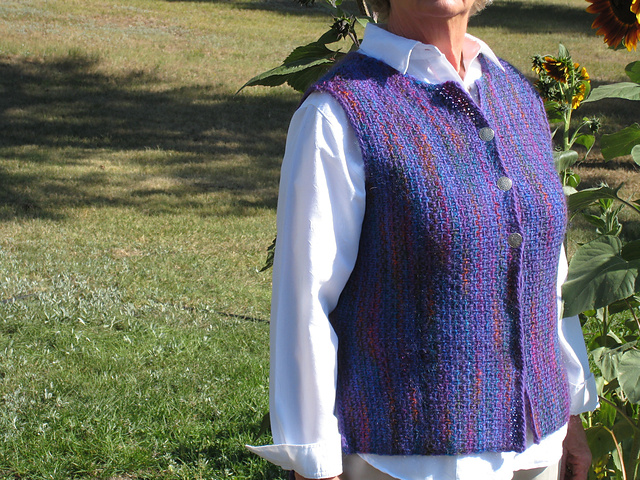 One, Two, or Three-yarn Asymmetrical Vest