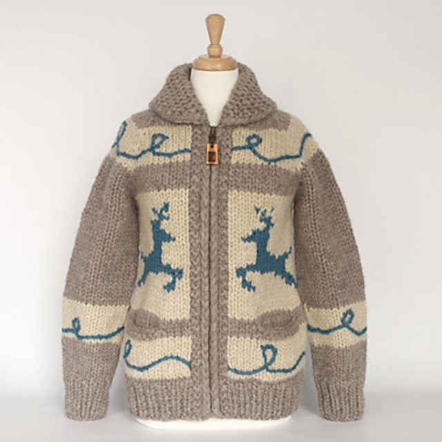 Graphic Deer Head Sweater
