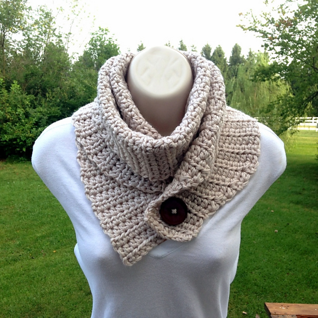 Convertible Button Scarf