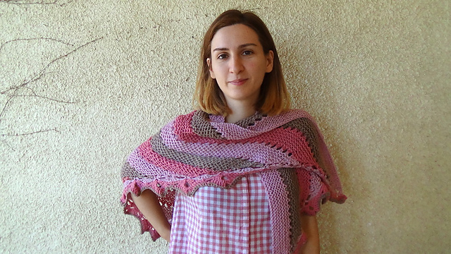 Elegant Striped Shawl