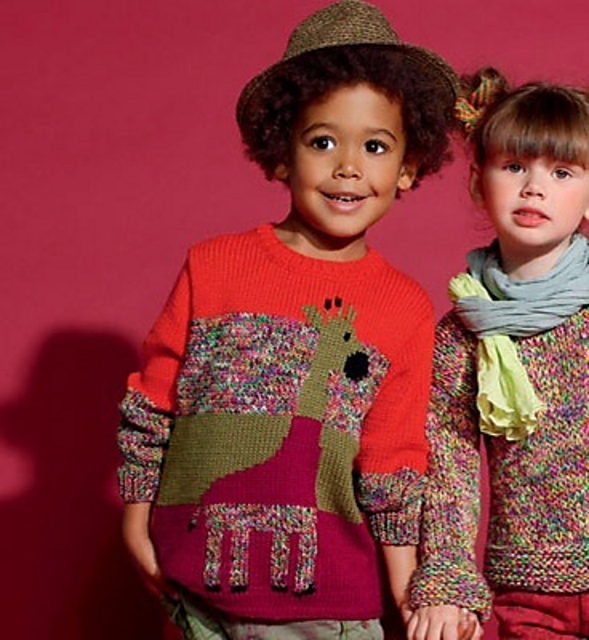 No. 23, Modèle pull girafe enfant