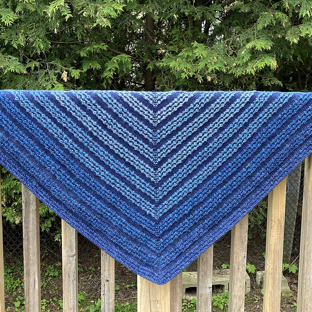 Ravelry: Catching Raindrops Triangle Shawl pattern by A. Palmatier