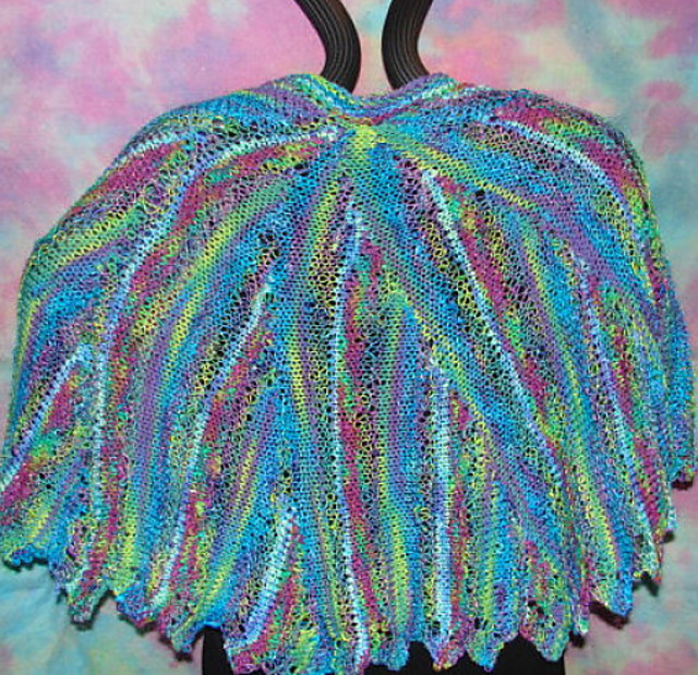 Miss Rita's Short Row Shawl