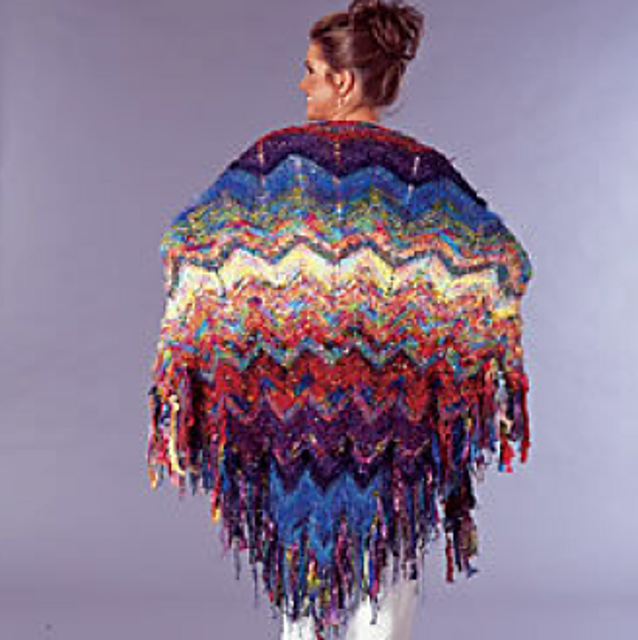 Chevron Butterfly Sampler or Shawl