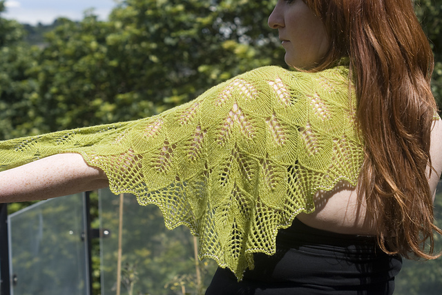 Lettuce Leaf Shawl