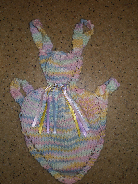 Bunny Frou-frou Bath Cloth
