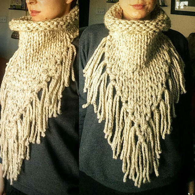 Oh hello! Fringed Cowl