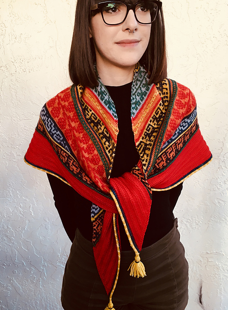 Aztec Reveries Shawl