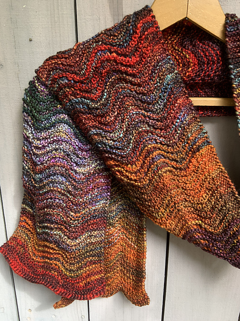 Scrappy Wavy Scarf