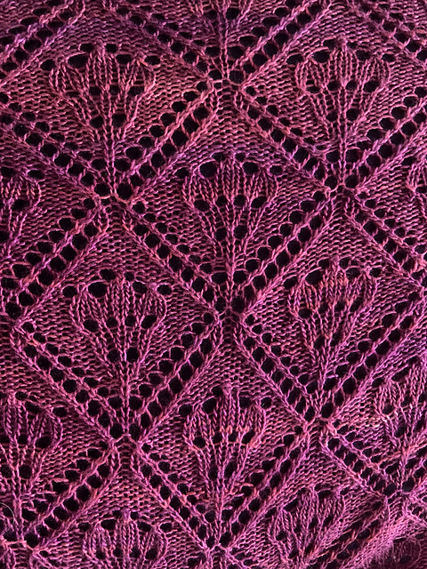 Crocus Focus Shawl
