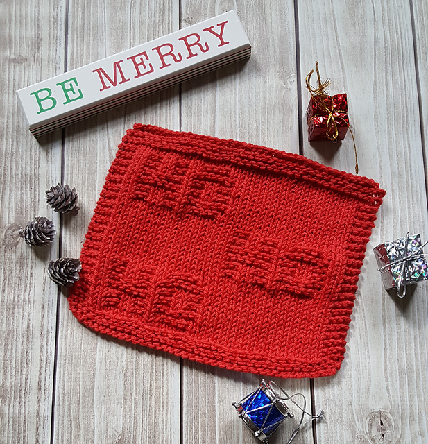Ho Ho Ho Dishcloth