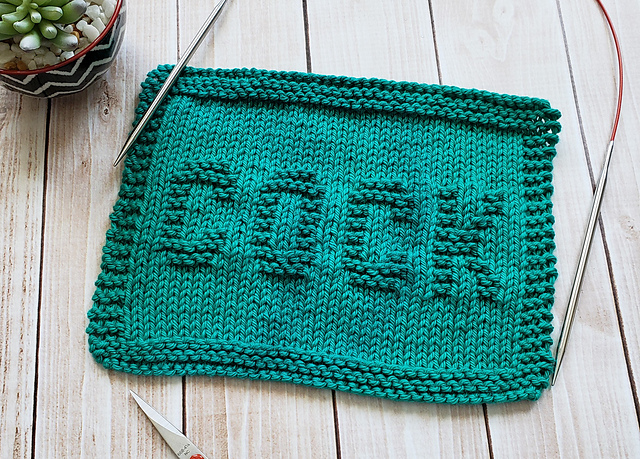 Cock Dishcloth