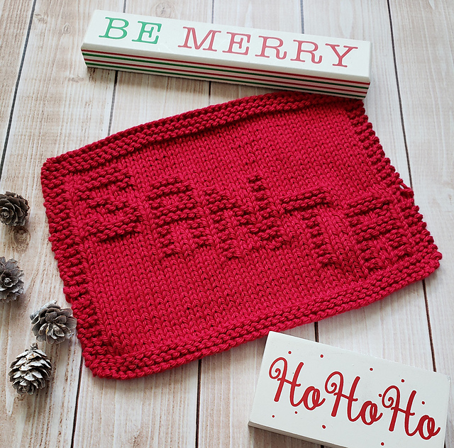Santa Dishcloth
