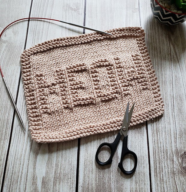 Meow Dishcloth