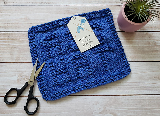 Ass Hat Dishcloth