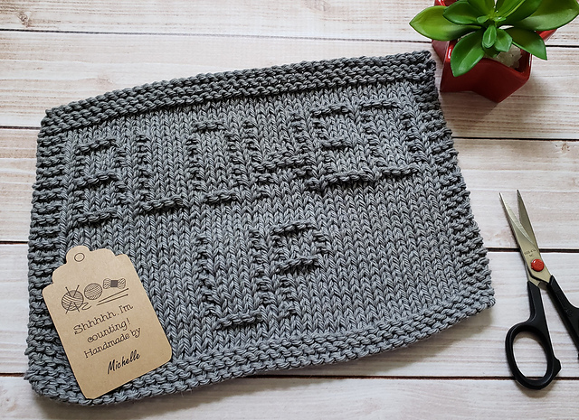 Blowed Up Dishcloth