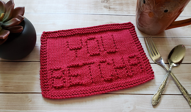 You Betcha Dishcloth