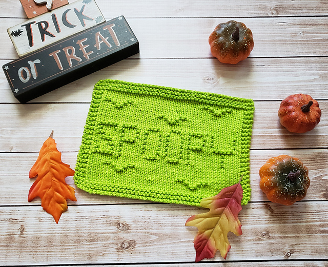 Spoopy Dishcloth