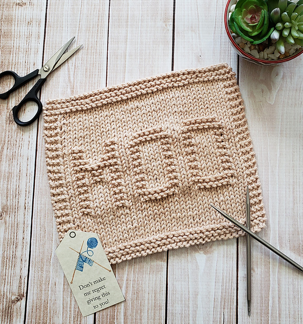 Moo Dishcloth