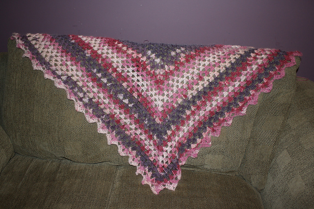 Mohair Glitter Shawl