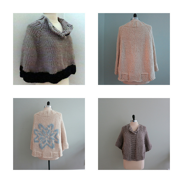 Snowy Poncho 2 styles