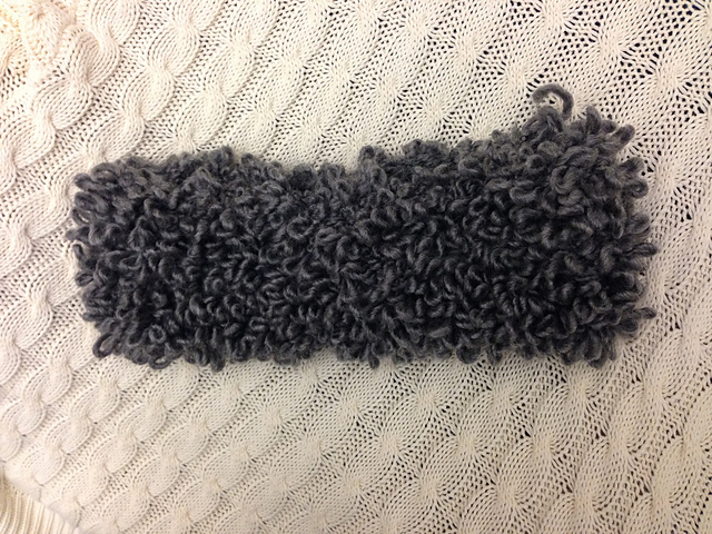 Striped Poodle Cowl