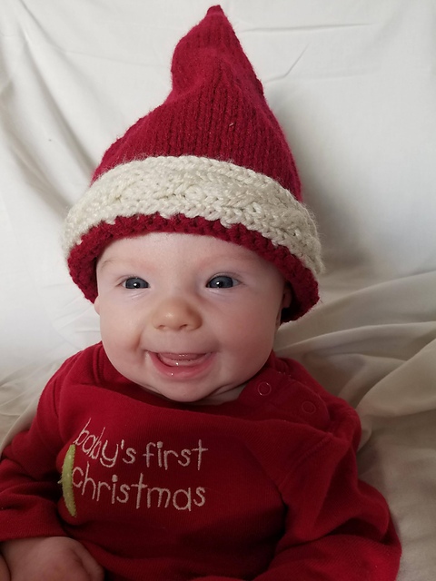 Cable Santa Hat