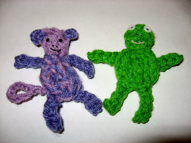 Monkey and Froggie Fridgies